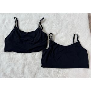 Old Navy Nursing Bralette Black (2-Pack) Size XXL